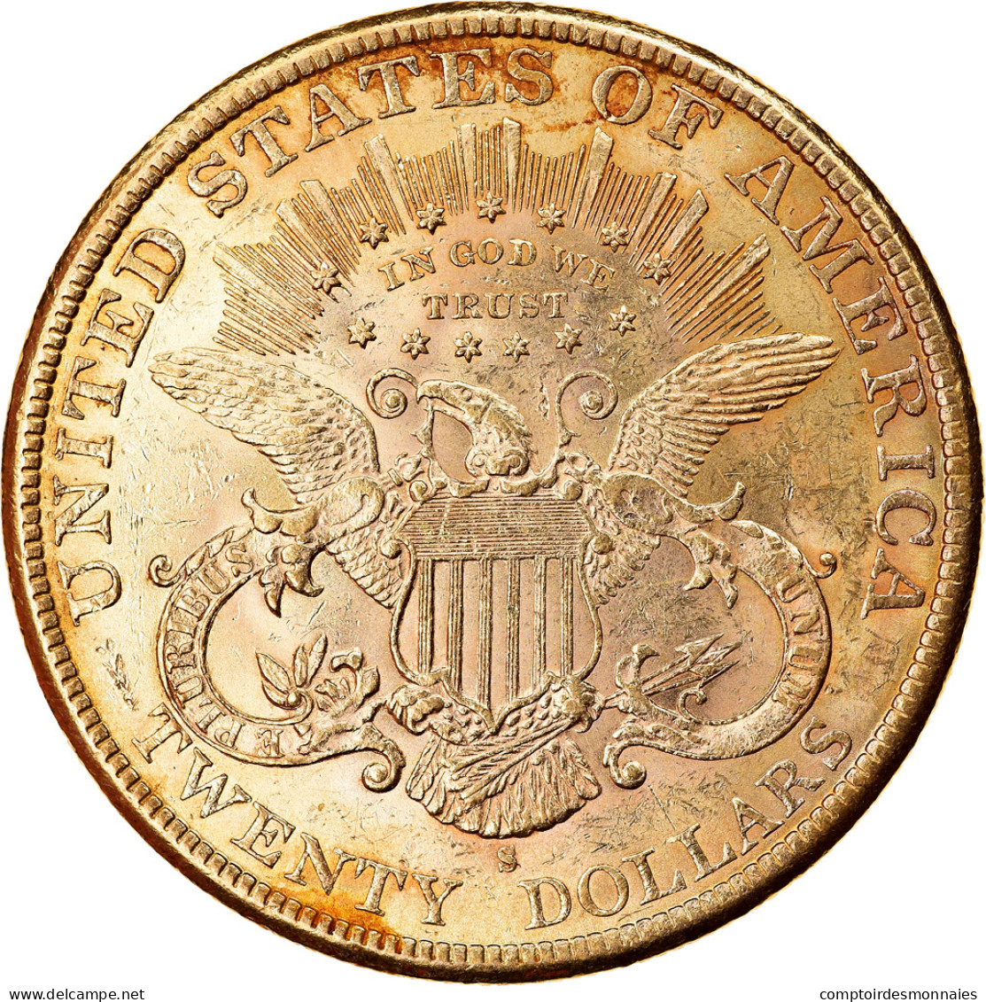 Monnaie, États-Unis, Liberty Head, $20, Double Eagle, 1896, U.S. Mint, San - 20$ - Double Eagles - 1877-1901: Coronet Head  (Testa Coronata)