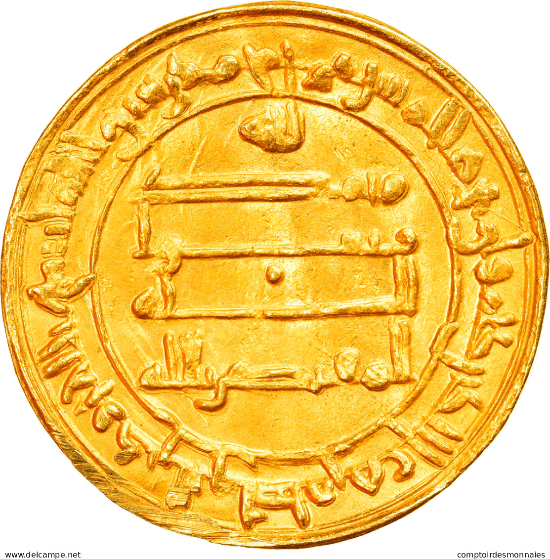 Monnaie, Abbasid Caliphate, Al-Muqtadir, Dinar, AH 304 (916/917), Misr, SUP, Or - Islamitisch