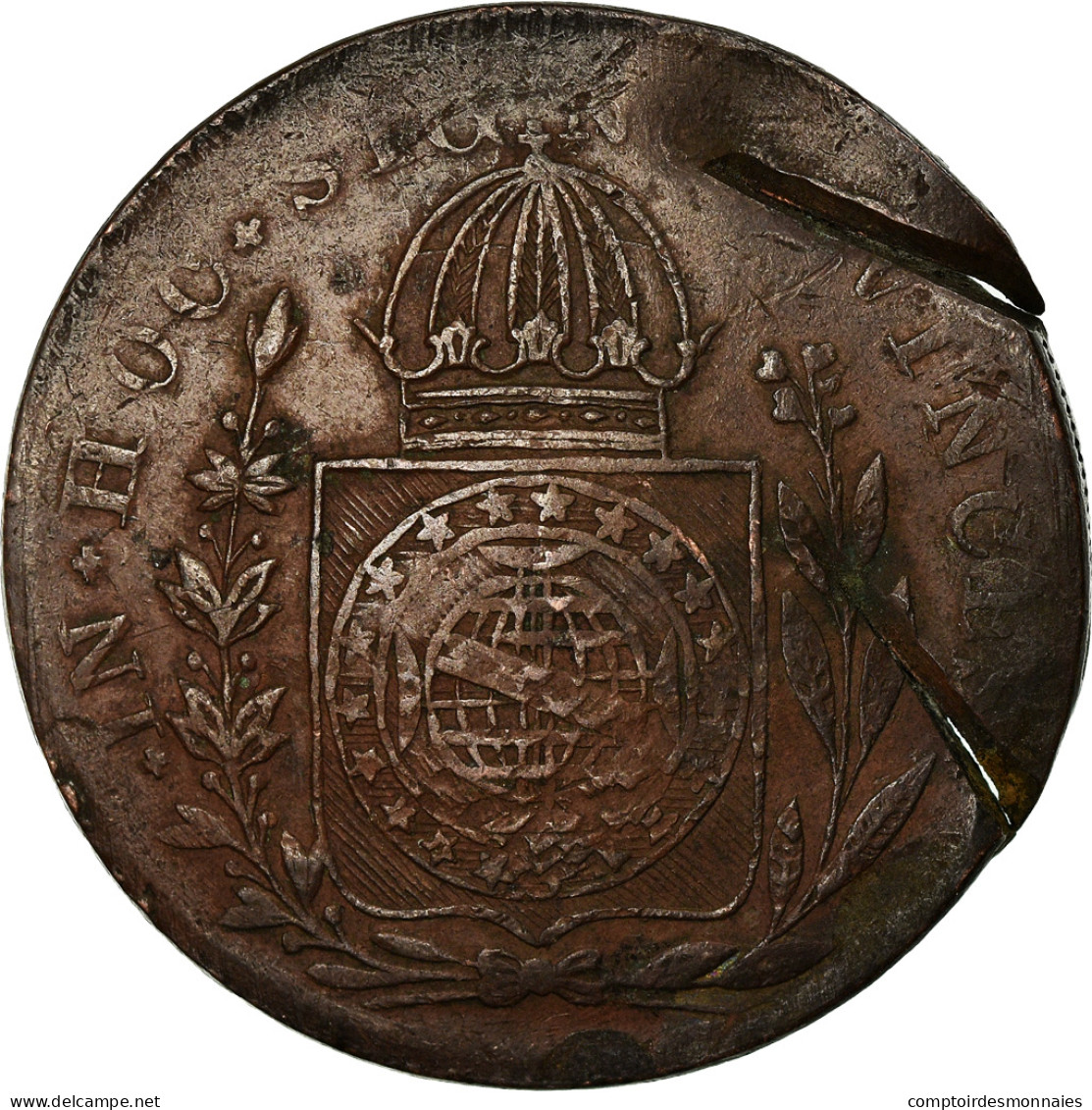 Monnaie, Brésil, MARANHAO, 20 Reis, 1835, TB+, Cuivre, KM:403 - Brasilien