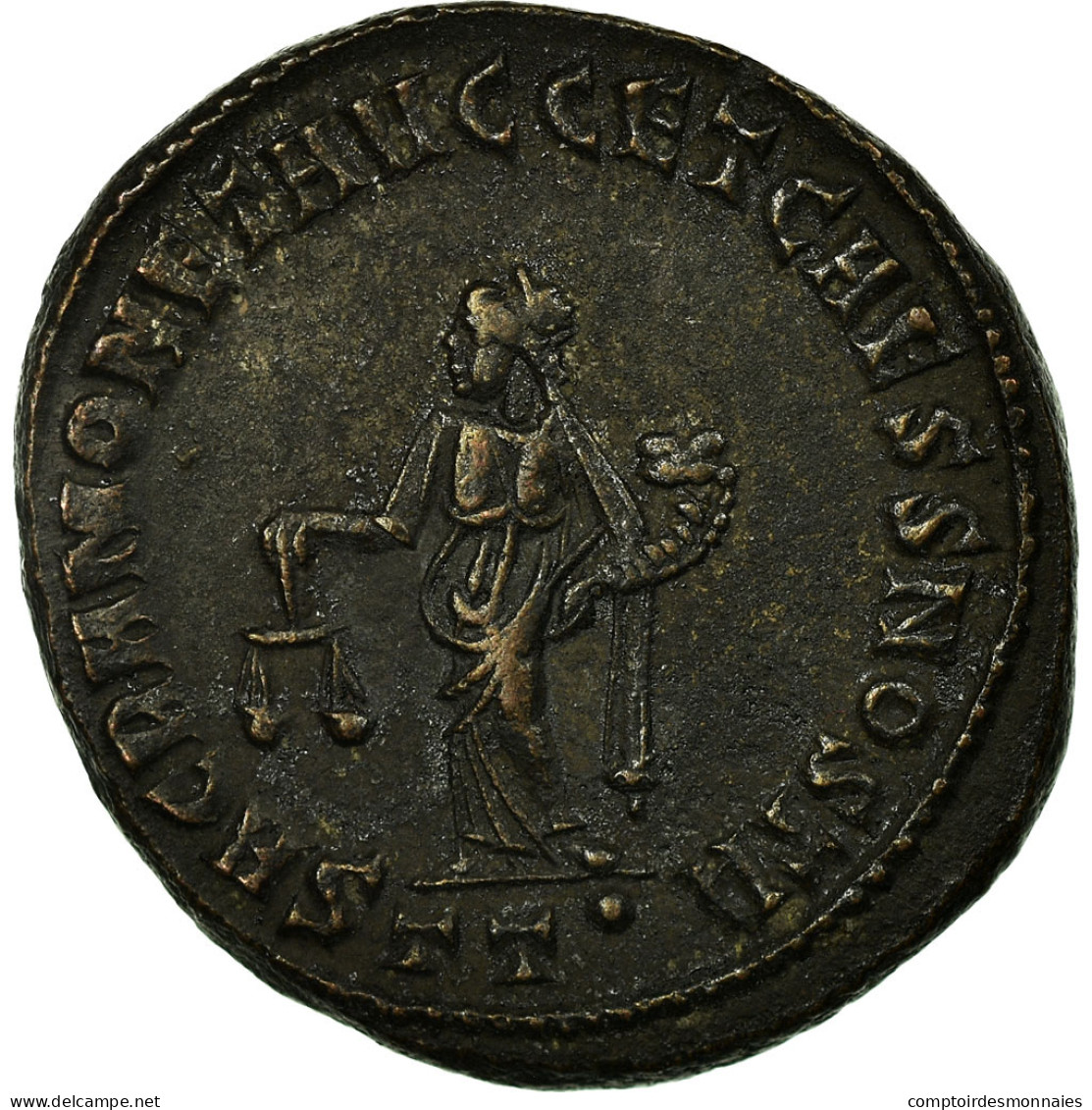 Monnaie, Maximien Hercule, Follis, Ticinum, SUP, Cuivre, RIC:45 B - La Tetrarchia E Costantino I Il Grande (284 / 307)