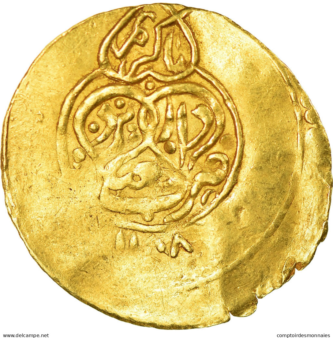 Monnaie, Zand Dynasty, Muhammad Karim Khan, 1/4 Mohur, AH 1188 (1774), Yazd - Islamitisch