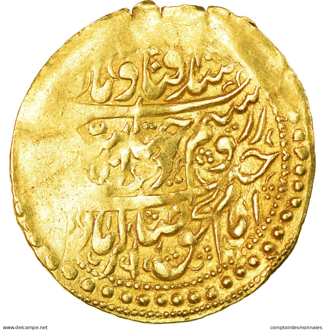 Monnaie, Zand Dynasty, Muhammad Karim Khan, 1/4 Mohur, AH 1188 (1774), Yazd - Islamiche