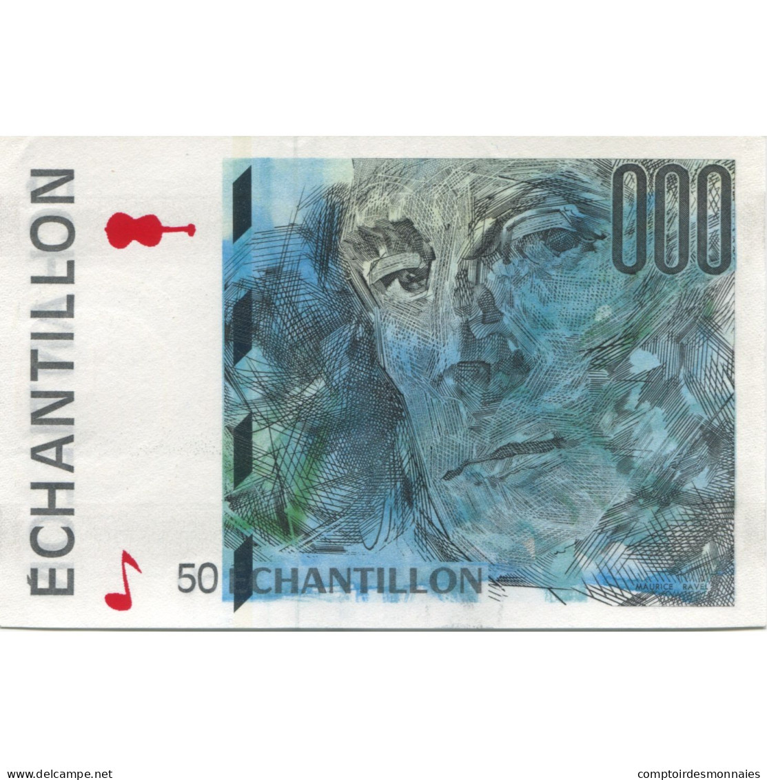 France, 50 Francs, échantillon, SPL+ - Fouten