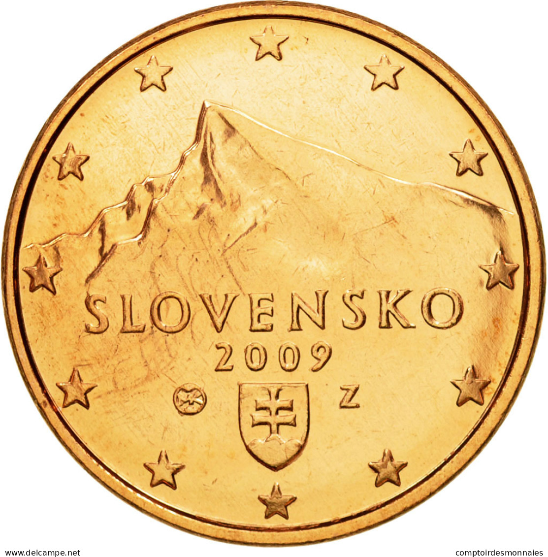 Slovaquie, 5 Euro Cent, 2009, FDC, Copper Plated Steel, KM:97 - Slovaquie