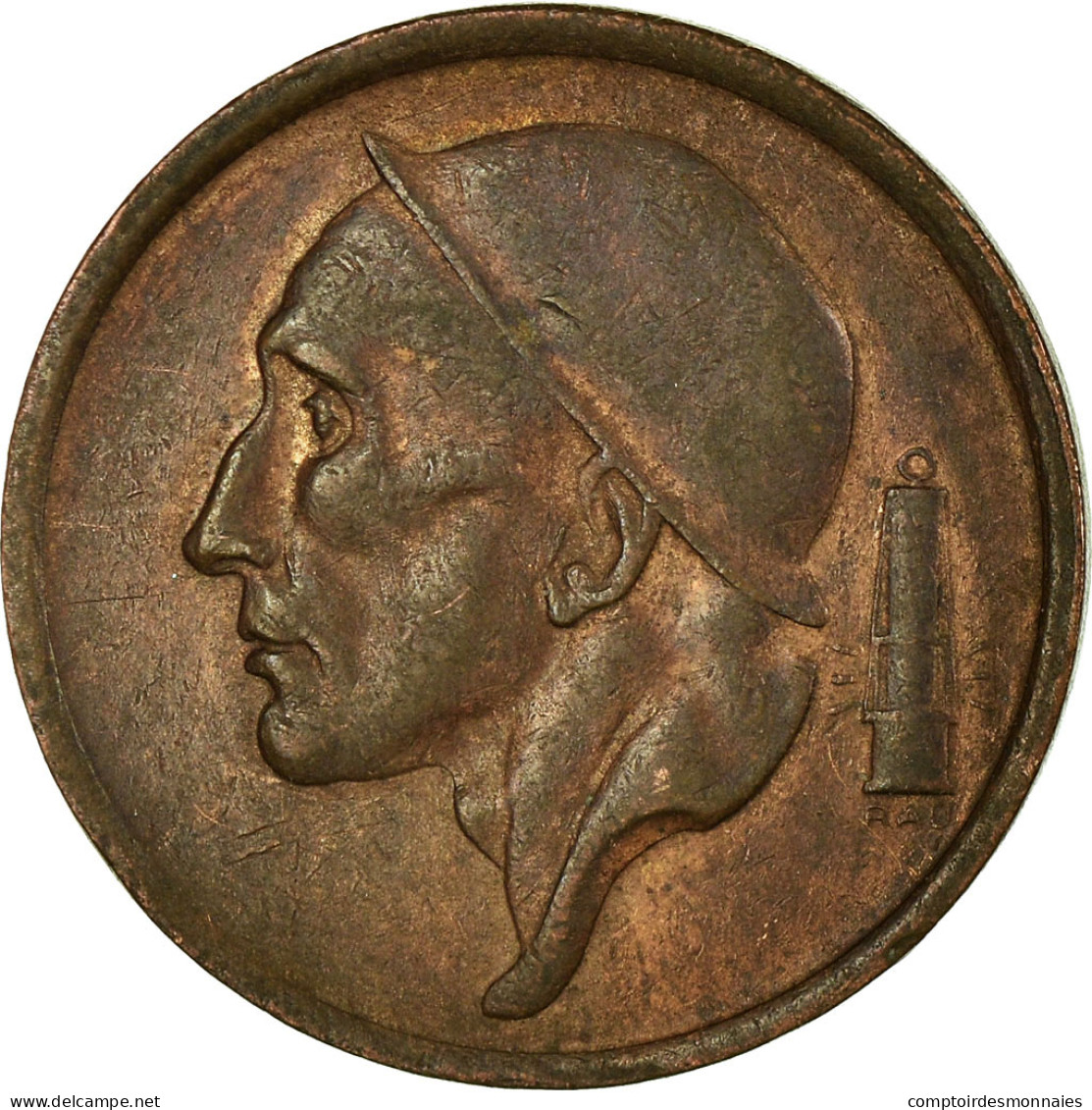 Monnaie, Belgique, 20 Centimes, 1953, TB, Bronze, KM:146 - 20 Centimes