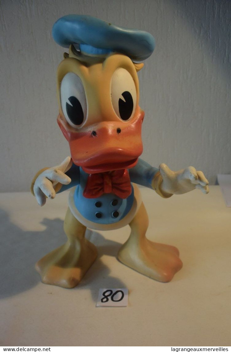 C80 Ancienne Figurine Walt Disney Jouet DONALD DUCK 1962 - Disney