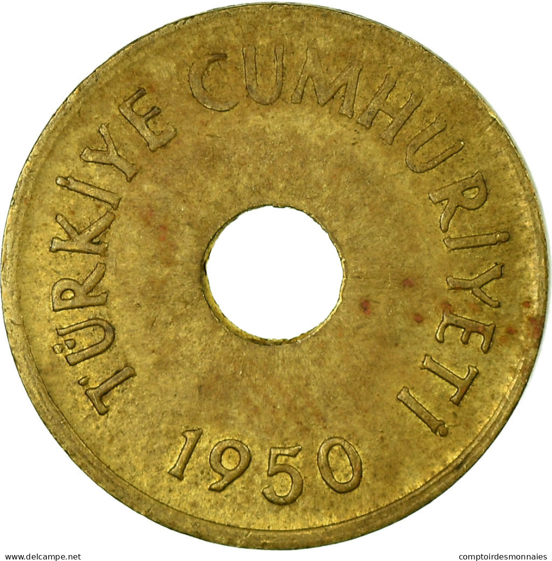 Monnaie, Turquie, Kurus, 1950, TB+, Laiton, KM:881 - Turkey