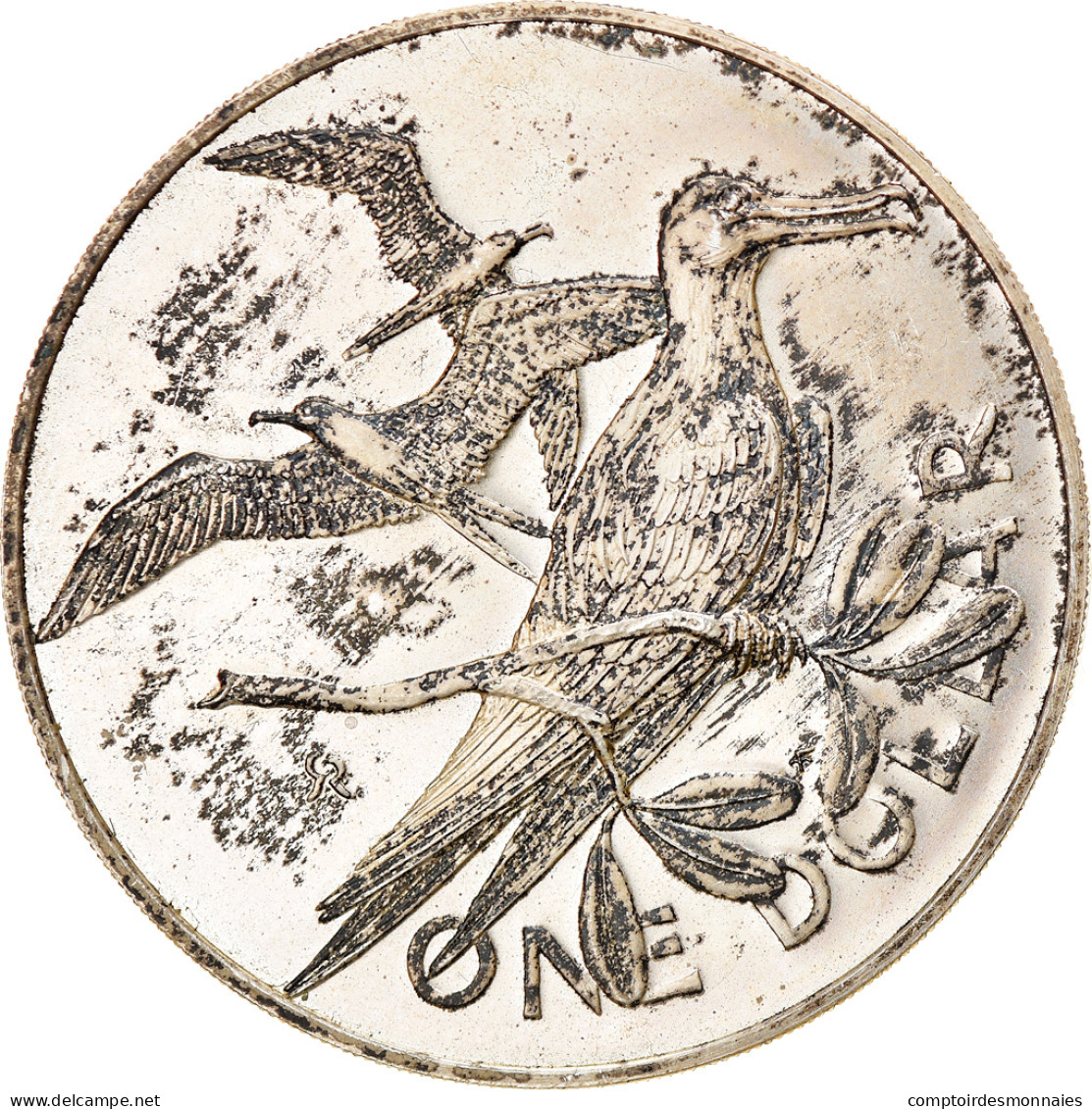 Monnaie, BRITISH VIRGIN ISLANDS, Elizabeth II, Dollar, 1973, Franklin Mint - Iles Vièrges Britanniques