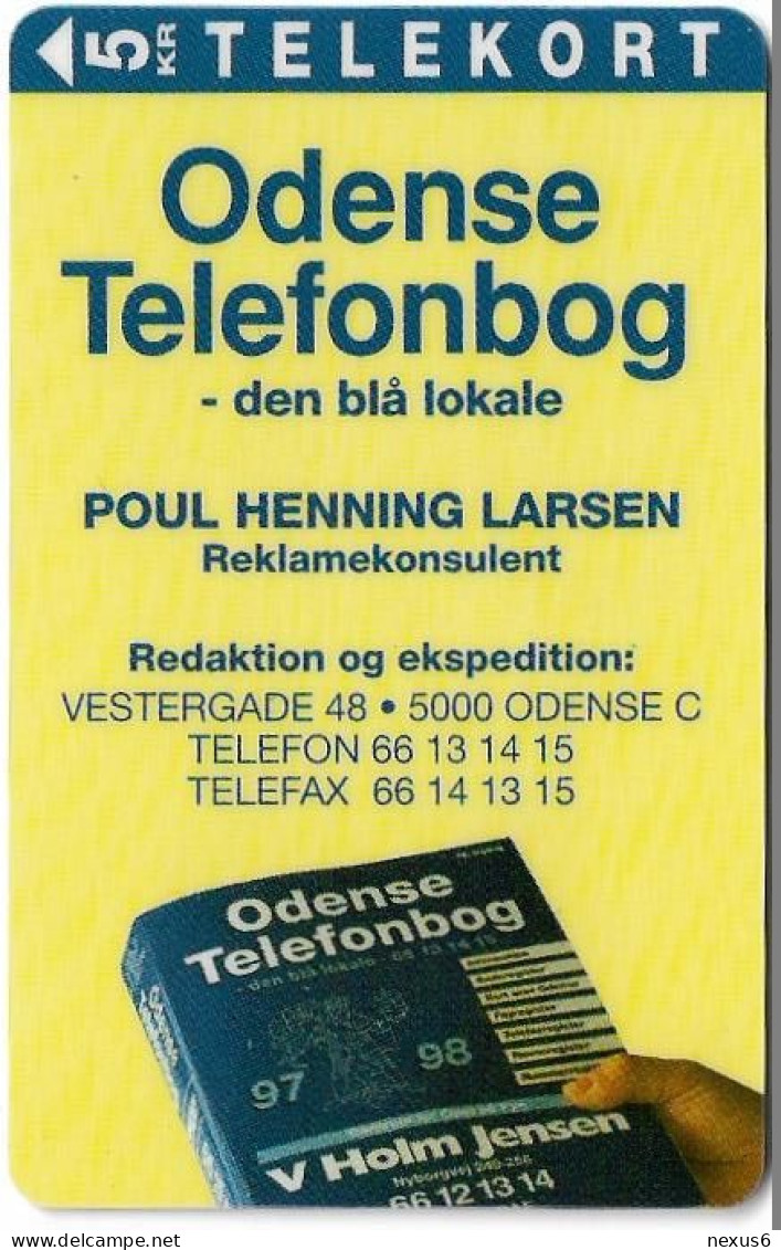 Denmark - Tele Danmark (Magnetic) - Odense Telefonbog - P.H.Larsen - TDP066B - 5Kr, 07.1996, 600ex, Mint - Danemark