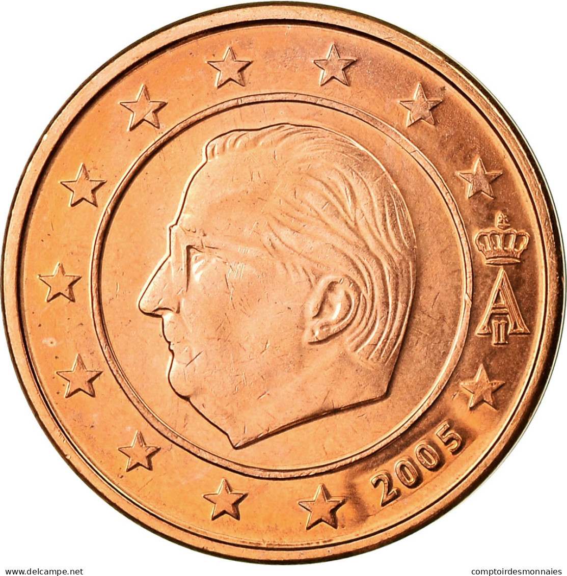 Belgique, 2 Euro Cent, 2005, SPL, Copper Plated Steel, KM:225 - België