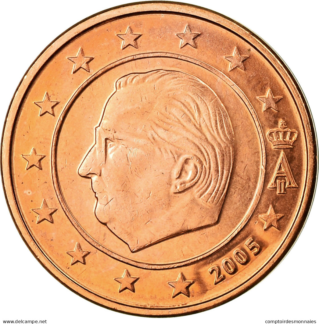 Belgique, 2 Euro Cent, 2005, SPL, Copper Plated Steel, KM:225 - Belgio