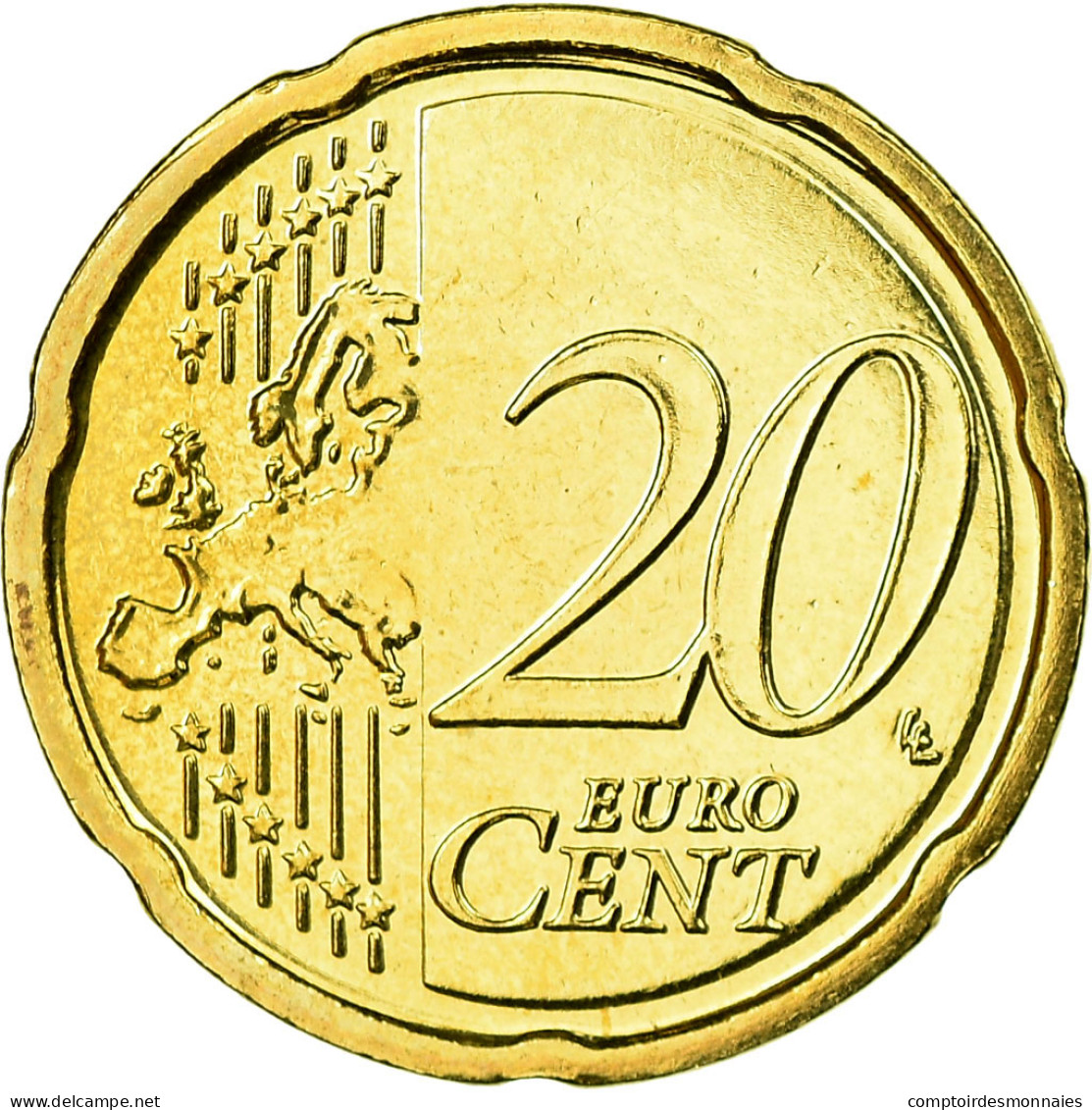 Belgique, 20 Euro Cent, 2007, FDC, Laiton, KM:243 - België