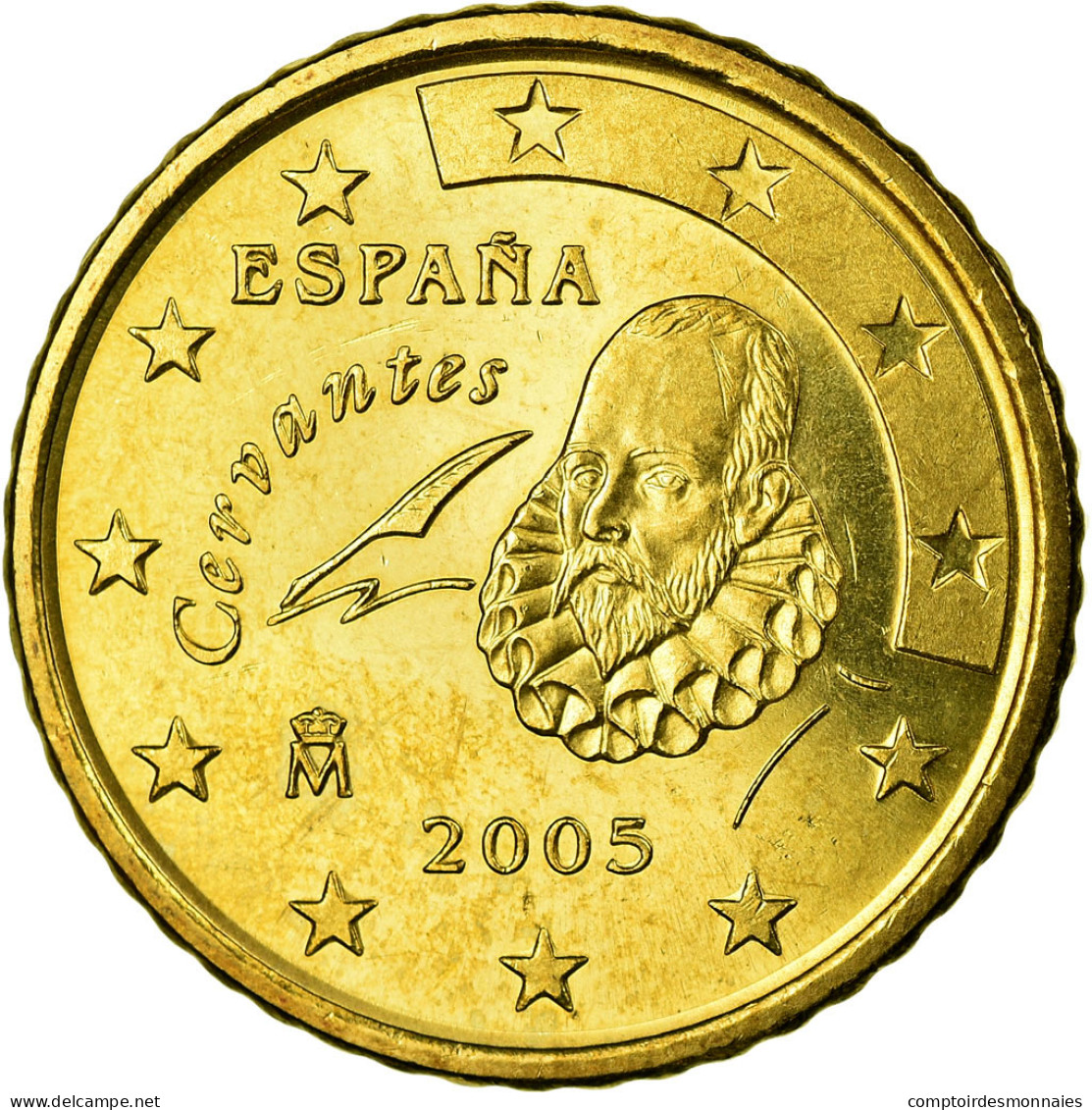 Espagne, 50 Euro Cent, 2005, SUP, Laiton, KM:1045 - España