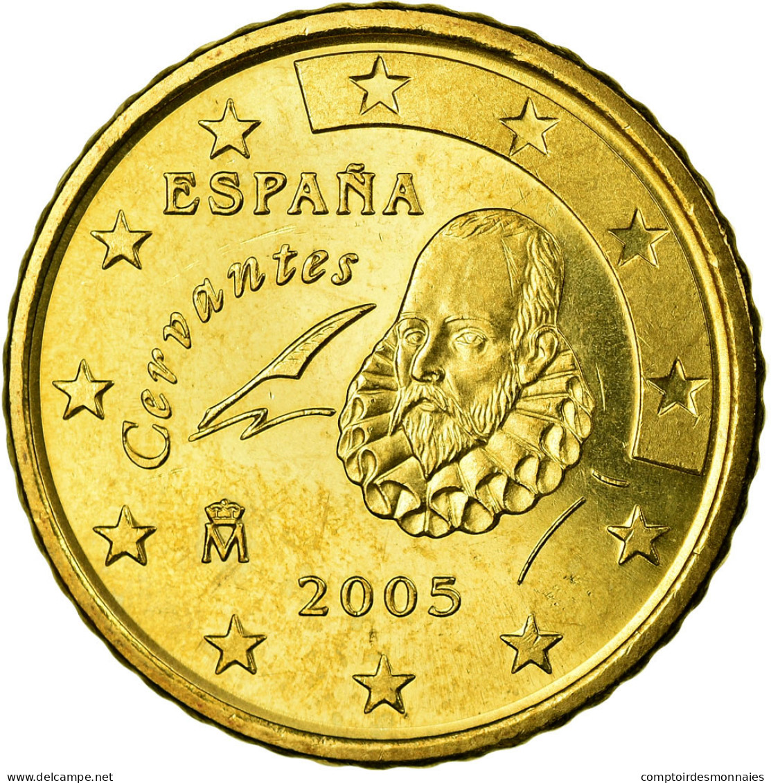 Espagne, 50 Euro Cent, 2005, SUP, Laiton, KM:1045 - Spagna