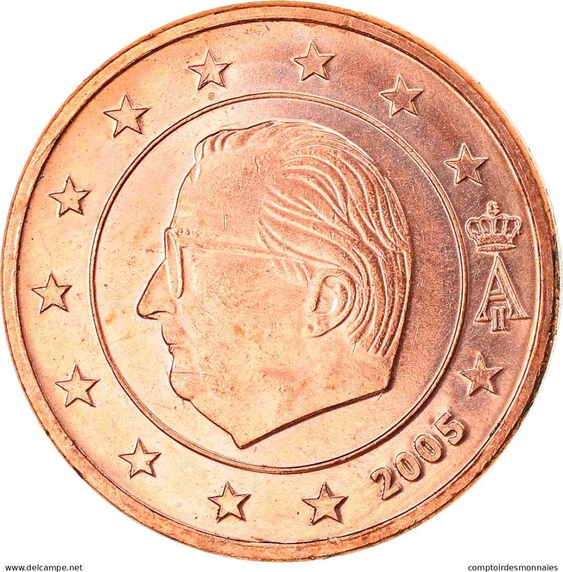 Belgique, Euro Cent, 2005, Bruxelles, SPL, Copper Plated Steel, KM:224 - Belgien