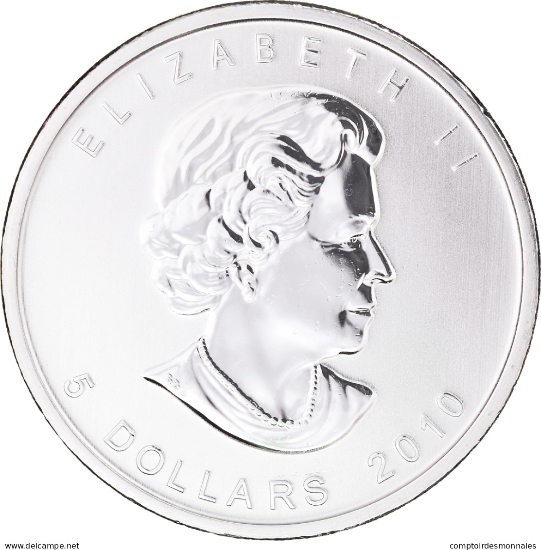 Monnaie, Canada, Elizabeth II, 5 Dollars, 2010, Royal Canadian Mint, 1 Oz, SPL - Canada