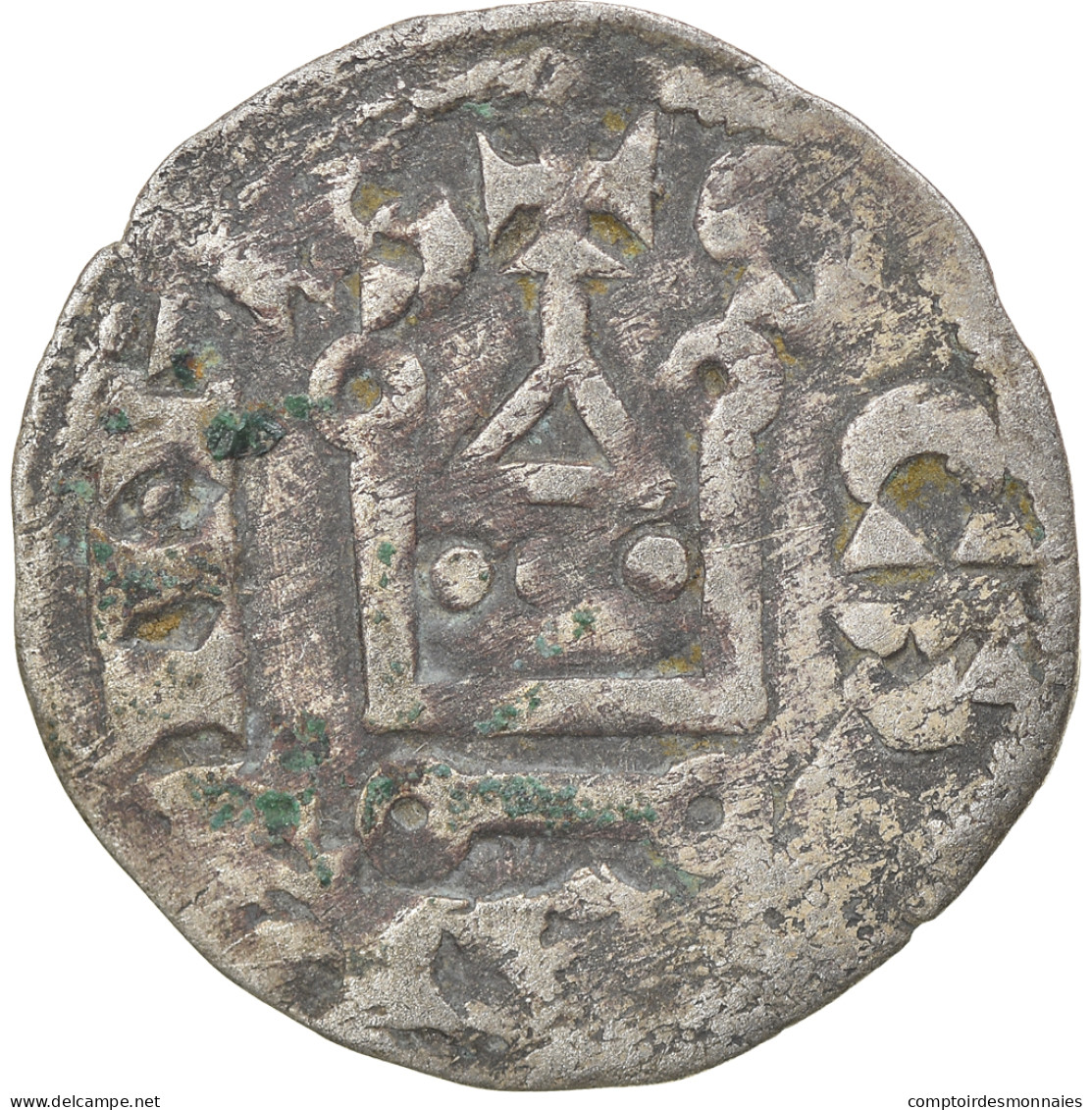 Monnaie, France, Touraine, Denier, 1150-1200, Saint-Martin De Tours, TB, Argent - Other & Unclassified