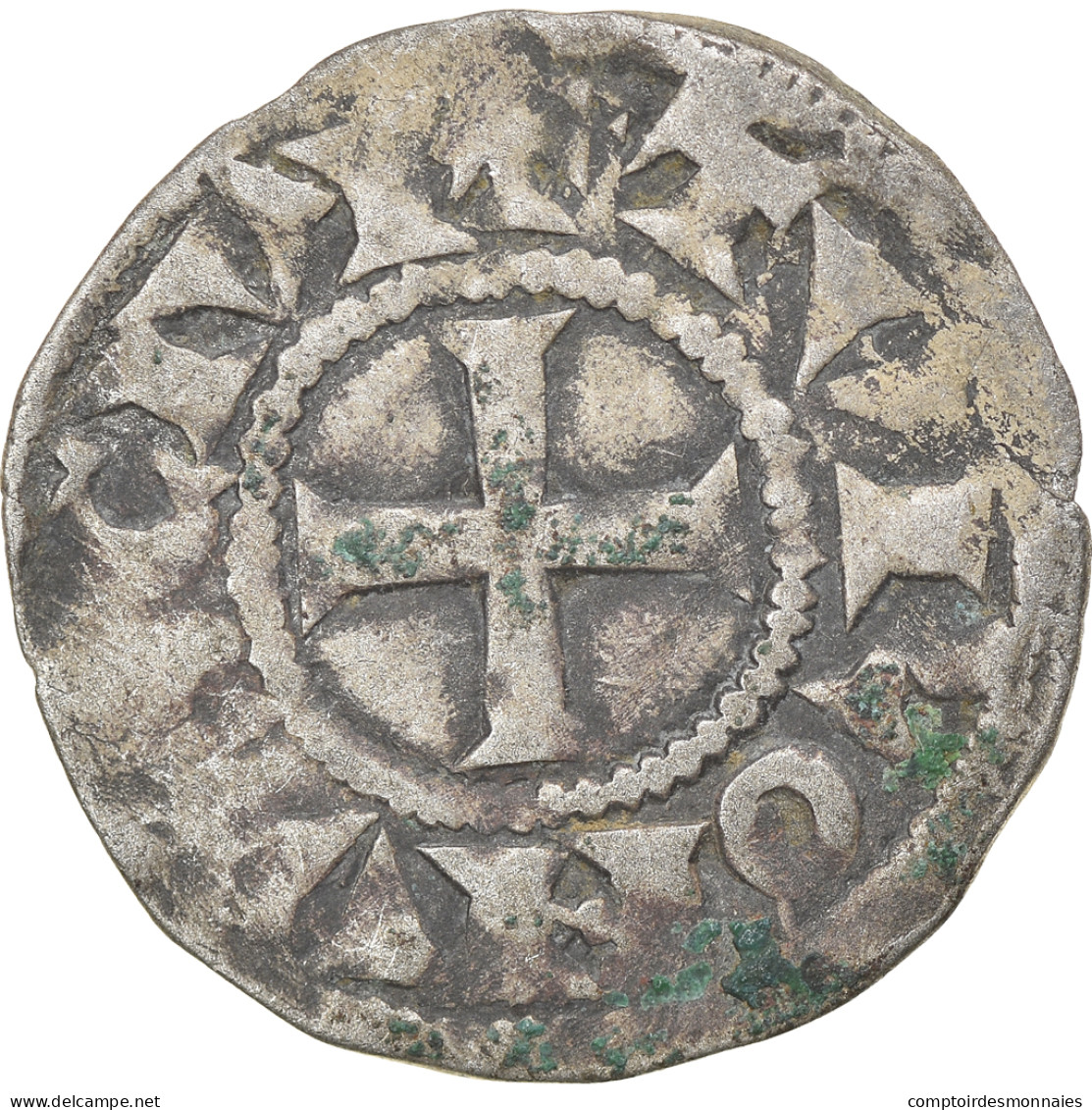Monnaie, France, Touraine, Denier, 1150-1200, Saint-Martin De Tours, TB, Argent - Altri & Non Classificati