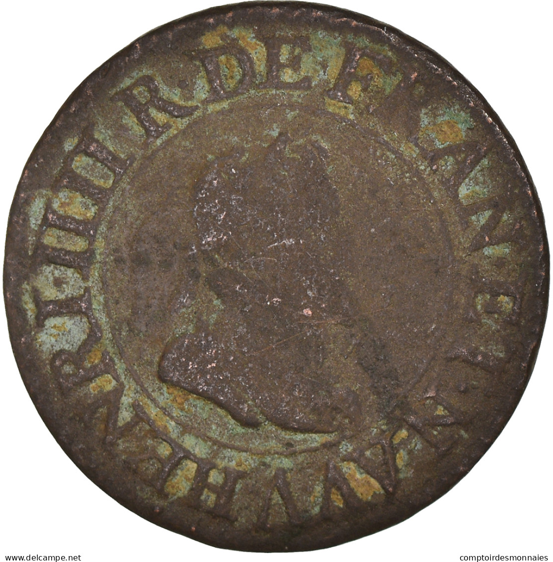 Monnaie, France, Henri IV, Double Tournois, 1609, Paris, TB+, Cuivre, CGKL:222 - 1589-1610 Henry IV The Great