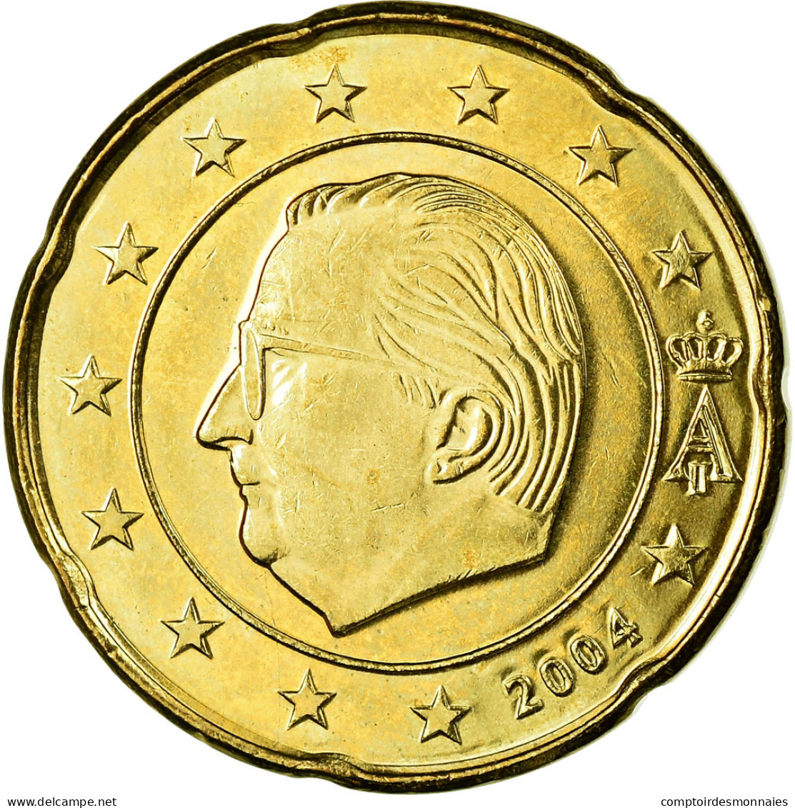 Belgique, 20 Euro Cent, 2004, SUP, Laiton, KM:228 - België