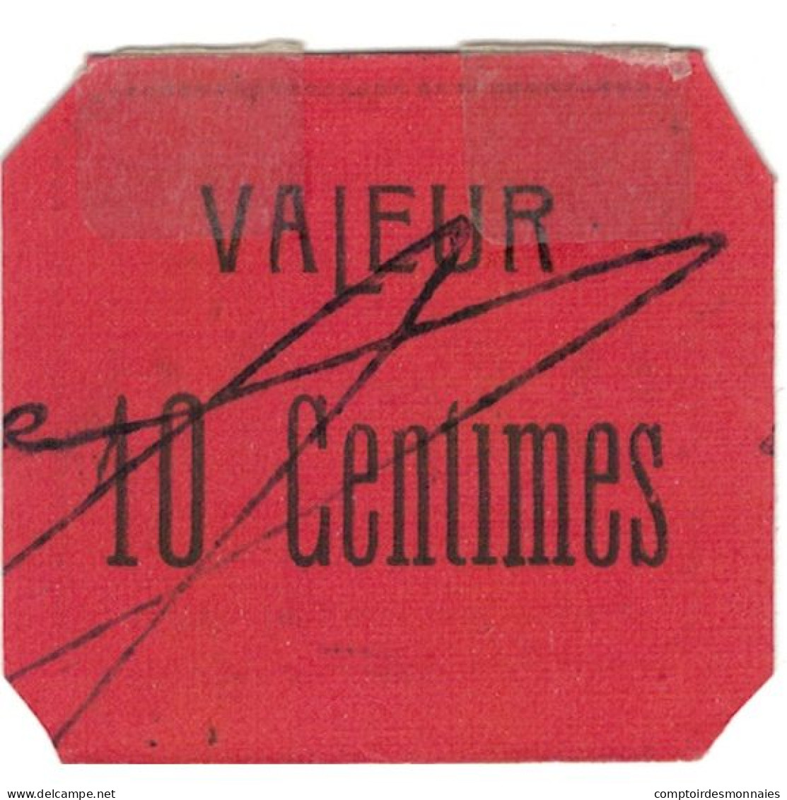 Billet, Algeria, 10 Centimes, 1916-1918, Undated (1916-18), SUP - Algerije