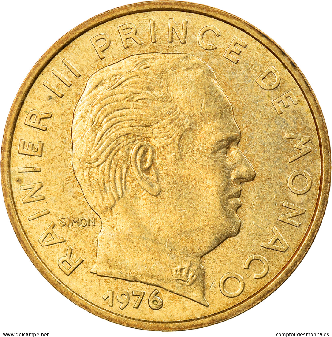 Monnaie, Monaco, Rainier III, 10 Centimes, 1974, SUP, Aluminum-Bronze - 1960-2001 Nieuwe Frank