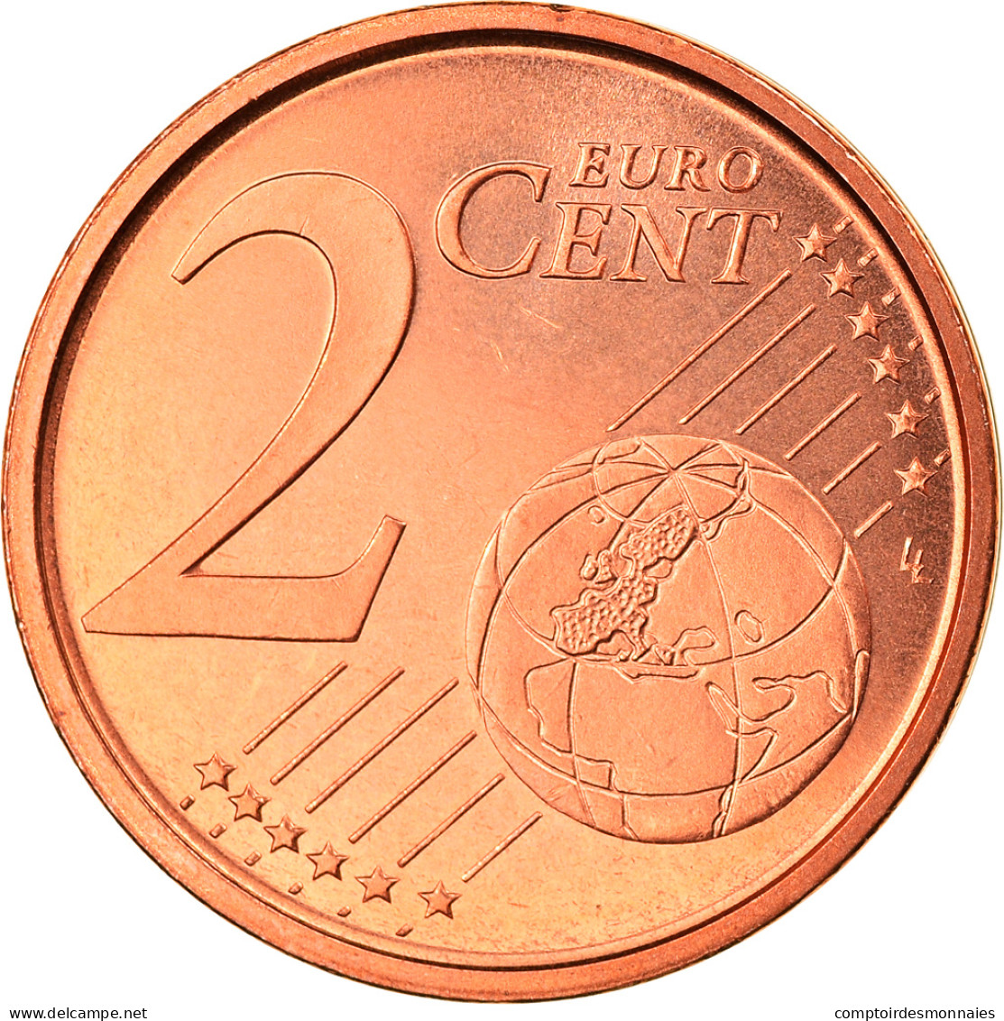 Espagne, 2 Euro Cent, 2004, Madrid, FDC, Copper Plated Steel, KM:1041 - España