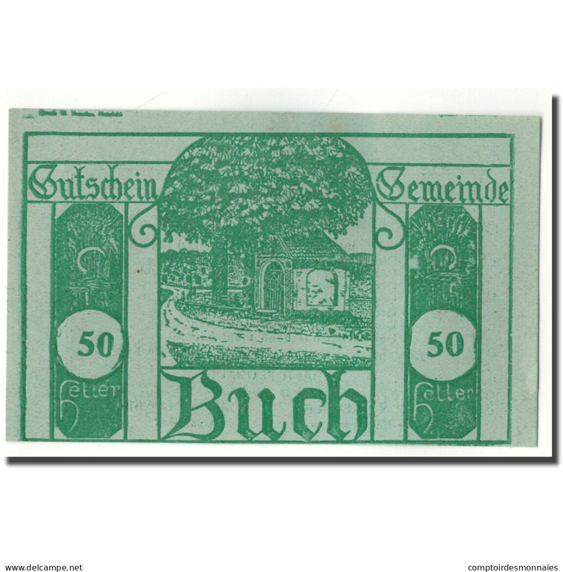 Billet, Autriche, Buch, 50 Heller, Paysage, 1920, SPL, Mehl:113a - Autriche