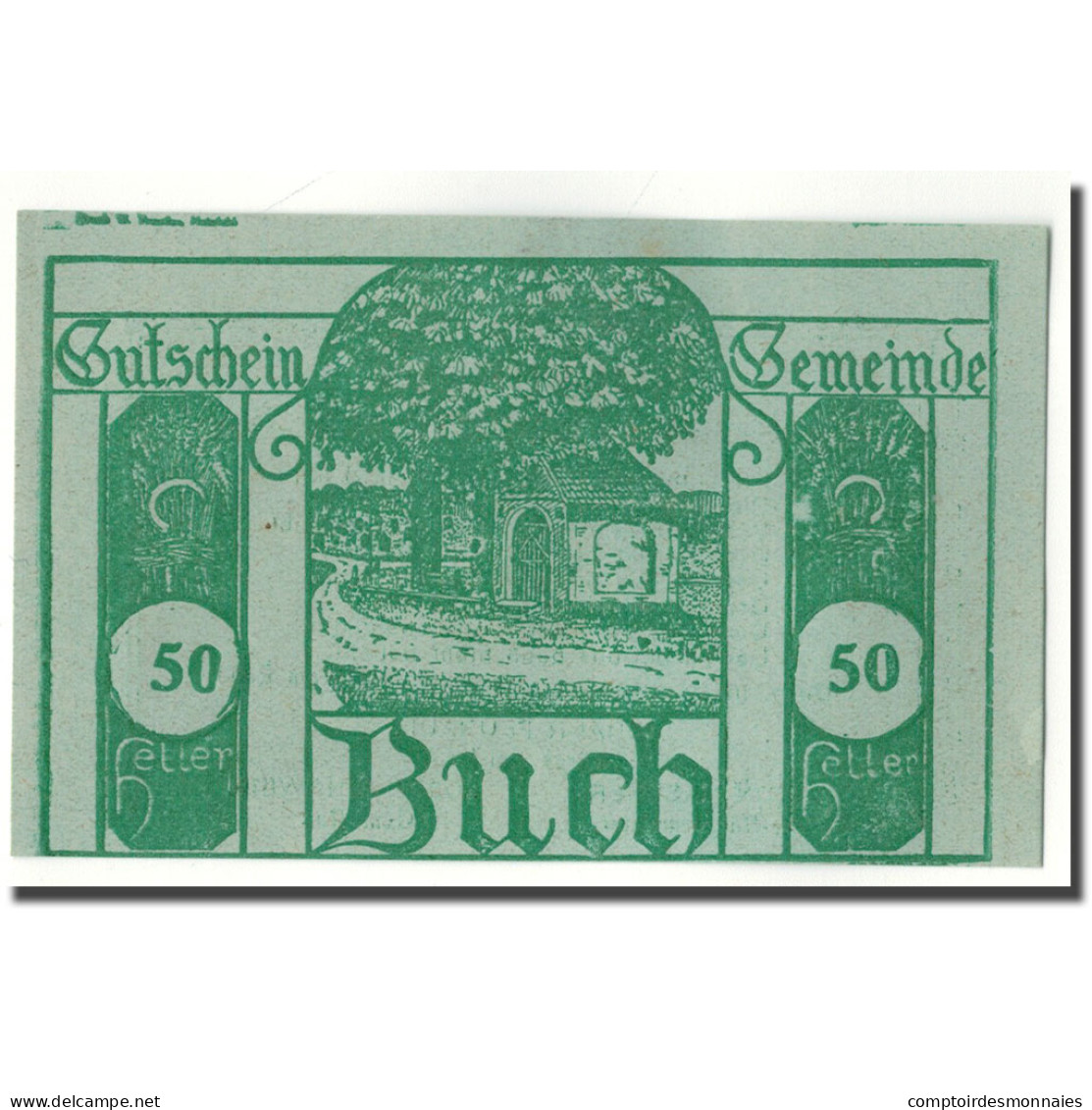 Billet, Autriche, Buch, 50 Heller, Paysage, 1920, SPL, Mehl:113a - Austria