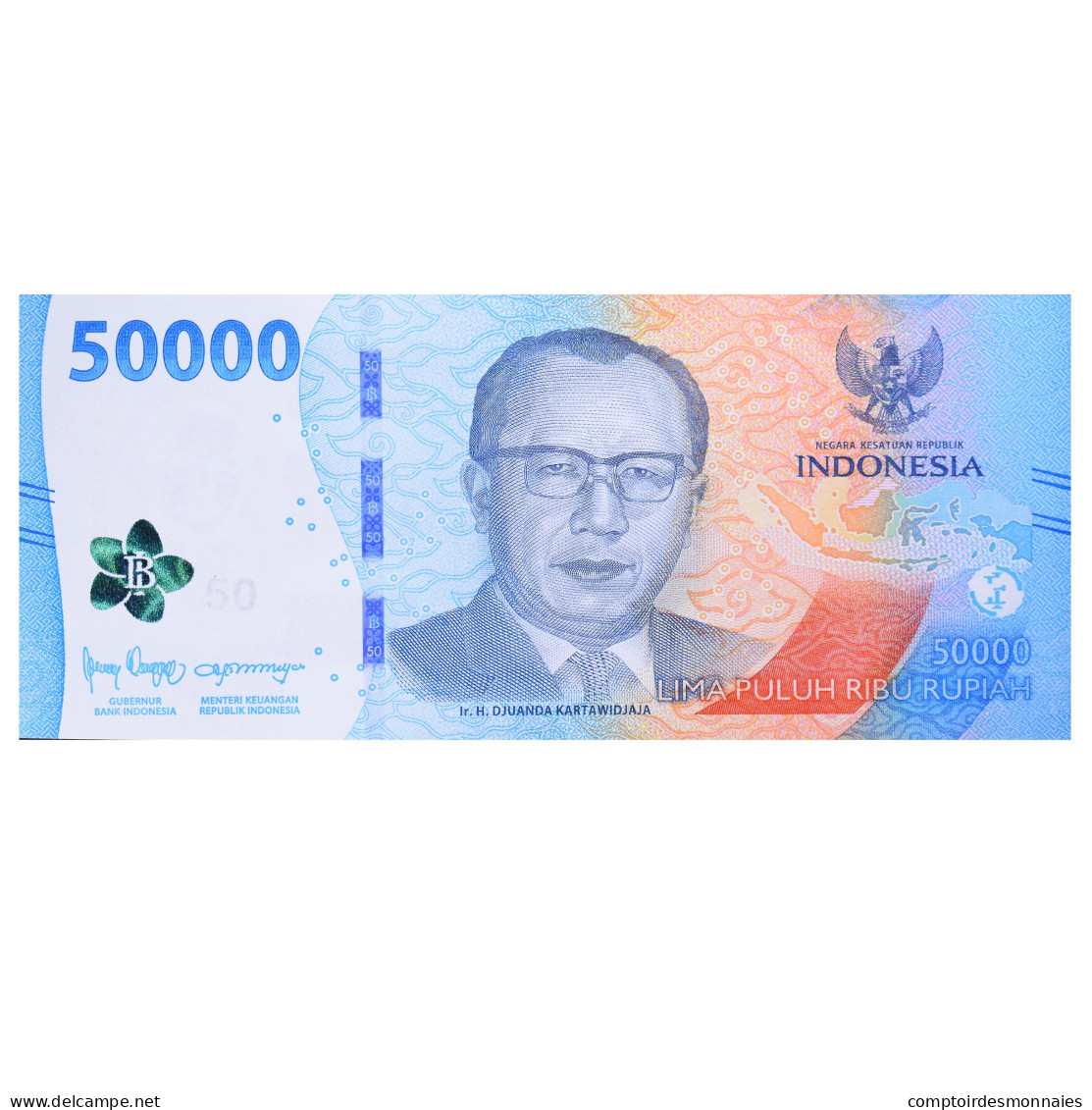 Billet, Indonésie, 2022, 50000 RUPIAH, NEUF - Indonesien