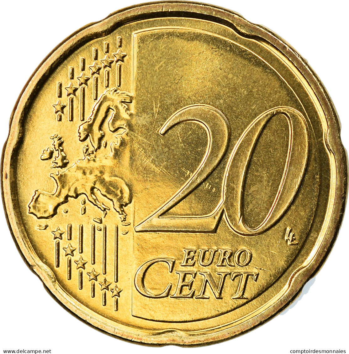 Chypre, 20 Euro Cent, 2016, SPL, Laiton, KM:New - Cipro