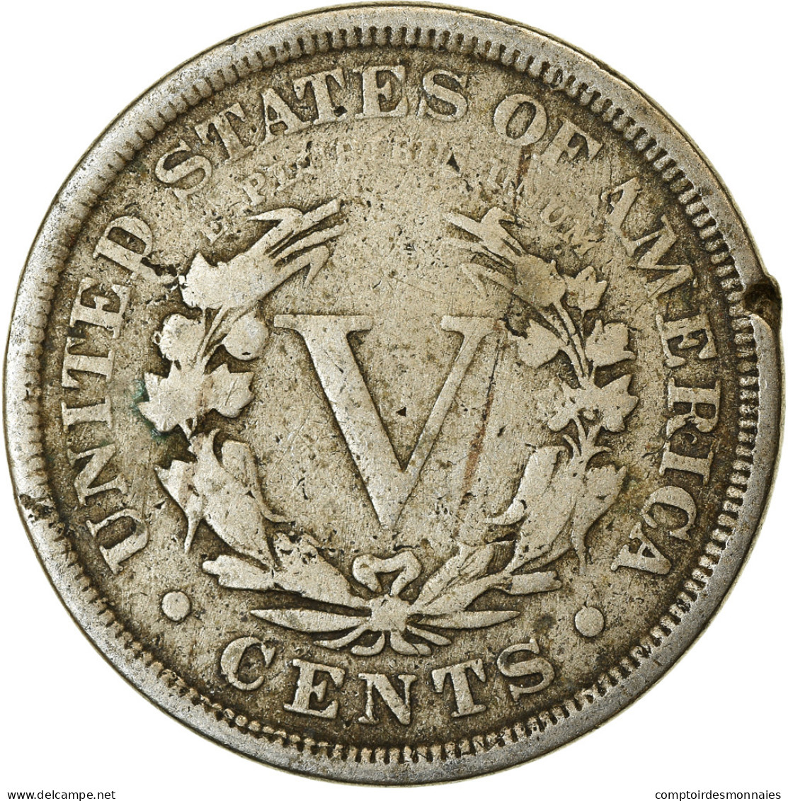 Monnaie, États-Unis, Liberty Nickel, 5 Cents, 1901, U.S. Mint, Philadelphie - 1883-1913: Liberty (Libertà)