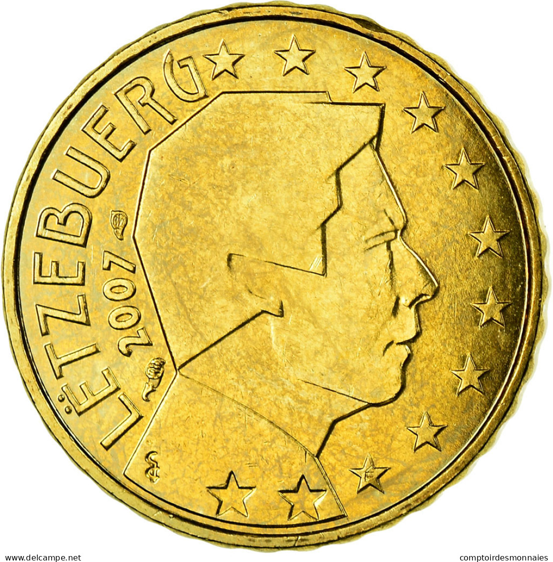 Luxembourg, 10 Euro Cent, 2007, SUP, Laiton, KM:89 - Luxemburg