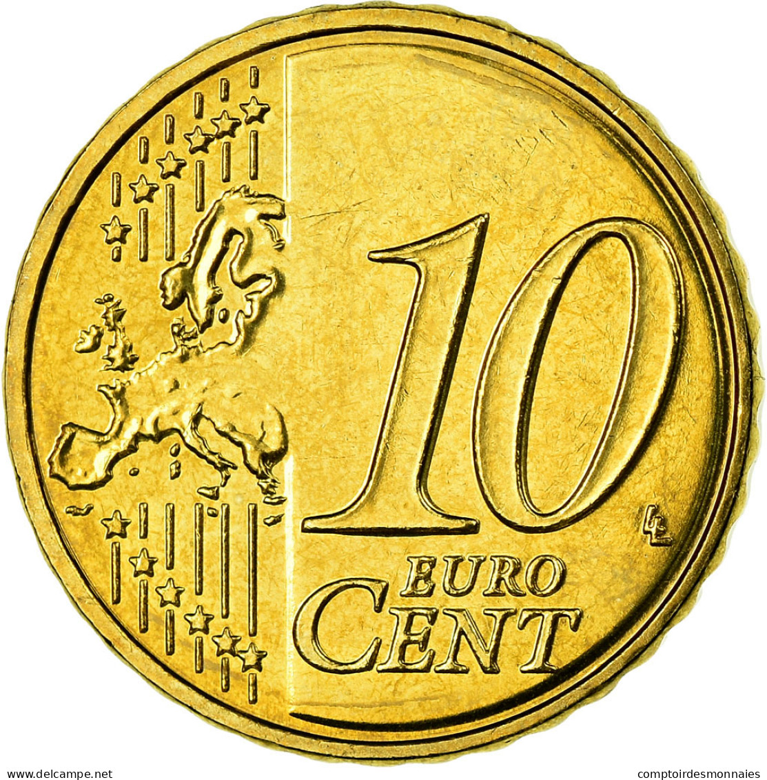 Luxembourg, 10 Euro Cent, 2007, SUP, Laiton, KM:89 - Luxembourg