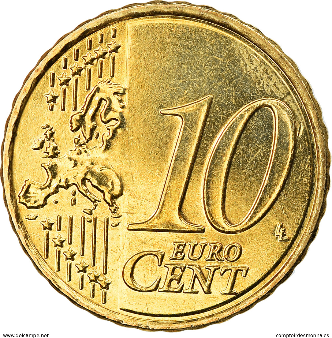 Chypre, 10 Euro Cent, 2019, SPL, Laiton, KM:New - Cipro