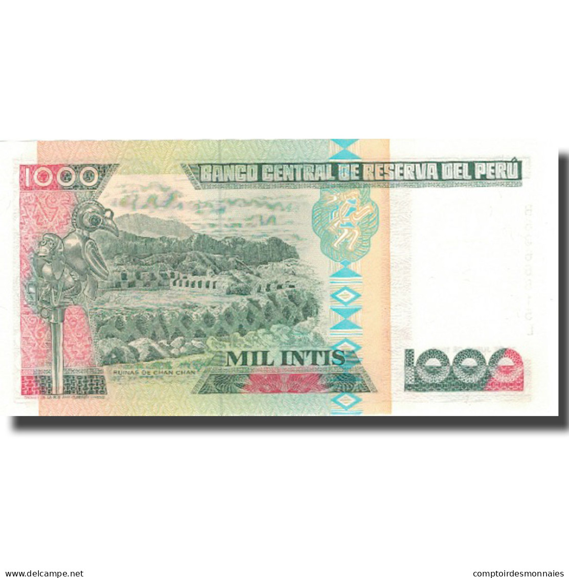 Billet, Pérou, 1000 Intis, 1986, 1986-03-06, KM:136a, NEUF - Perú