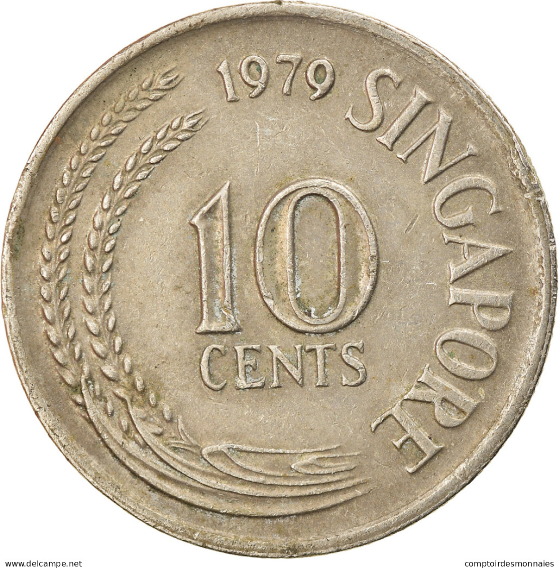 Monnaie, Singapour, 10 Cents, 1979, Singapore Mint, TTB, Copper-nickel, KM:3 - Singapur