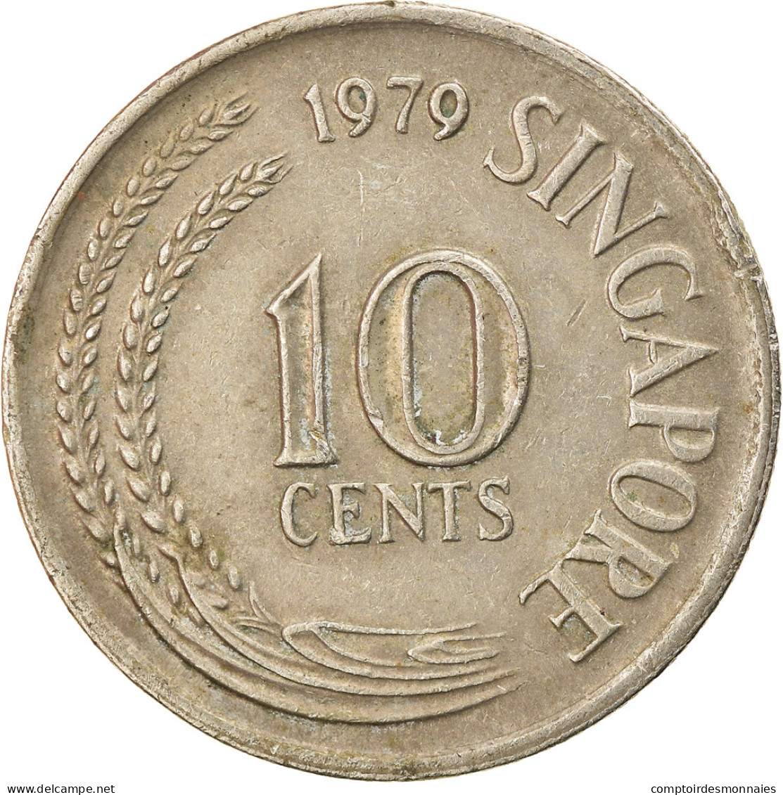 Monnaie, Singapour, 10 Cents, 1979, Singapore Mint, TTB, Copper-nickel, KM:3 - Singapour