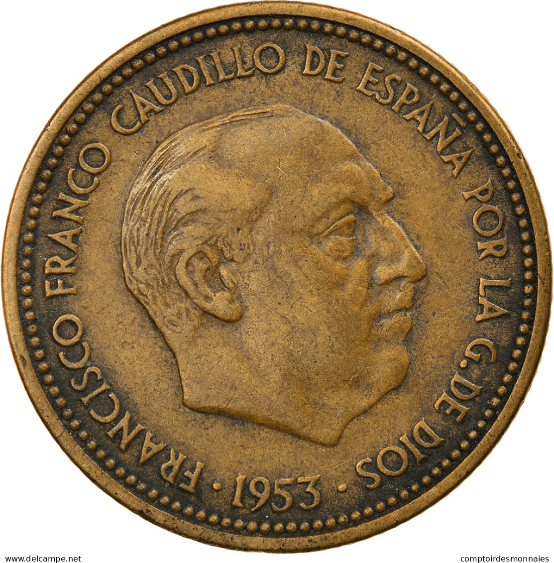 Monnaie, Espagne, Caudillo And Regent, 2-1/2 Pesetas, 1954, TTB - 2 Pesetas