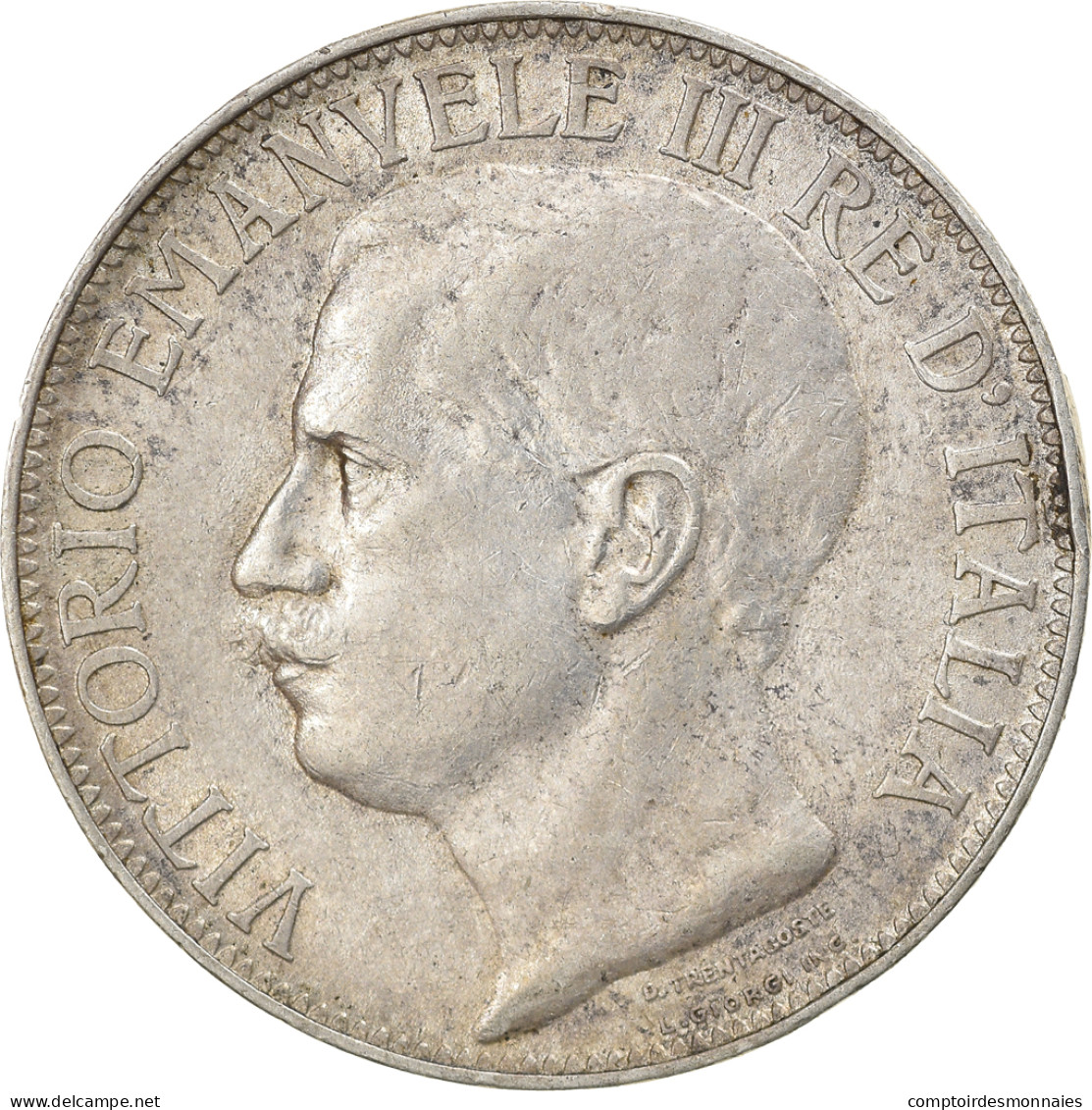 Monnaie, Italie, Vittorio Emanuele III, 2 Lire, 1911, Rome, SUP, Argent, KM:52 - 1900-1946 : Victor Emmanuel III & Umberto II