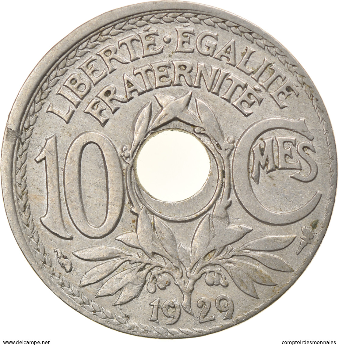 Monnaie, France, Lindauer, 10 Centimes, 1929, Paris, Fautée, TB+ - Errors & Oddities