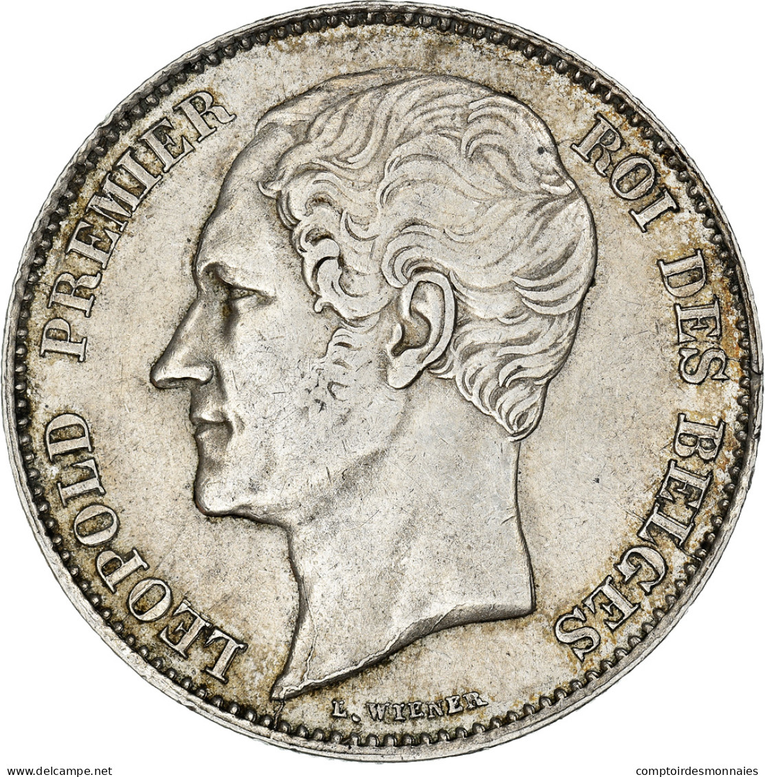 Monnaie, Belgique, Leopold I, 2-1/2 Francs, 1849, Bruxelles, TTB, Argent, KM:11 - 2 ½ Francs