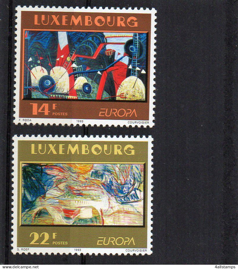 1993 Luxemburg Mi N° 1318/1319** : MNH, Postfris, Postfrisch , Neuf Sans Charniere - 1993