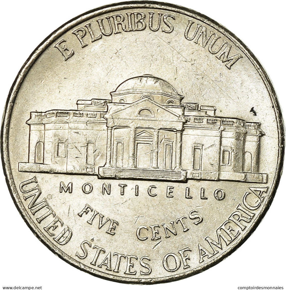 Monnaie, États-Unis, Jefferson Nickel, 5 Cents, 1999, U.S. Mint, Philadelphie - 1938-…: Jefferson