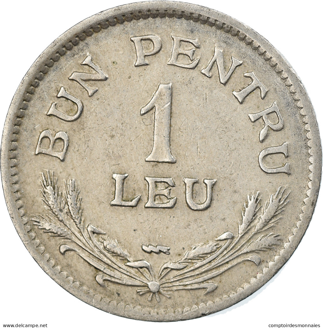 Monnaie, Roumanie, Ferdinand I, Leu, 1924, TTB, Copper-nickel, KM:46 - Roumanie