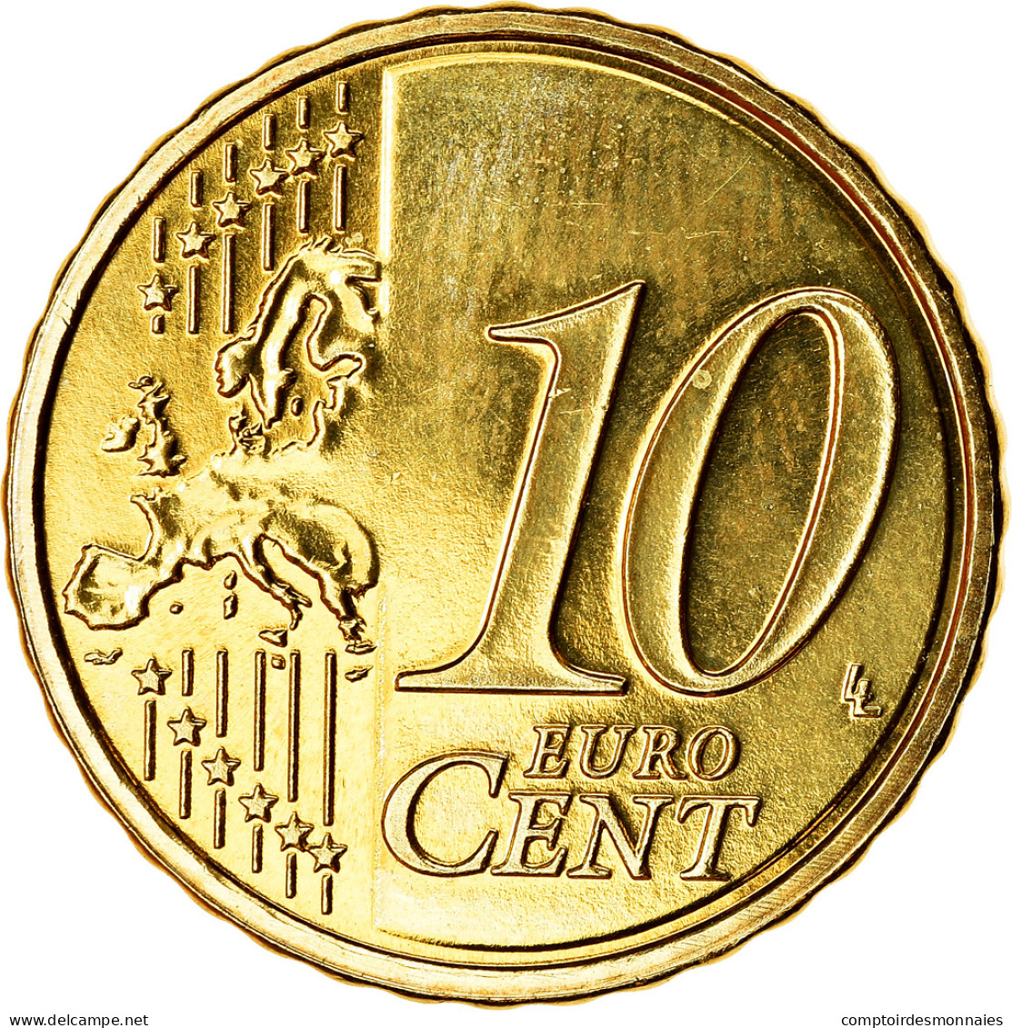 Malte, 10 Euro Cent, 2014, SPL, Laiton - Malte