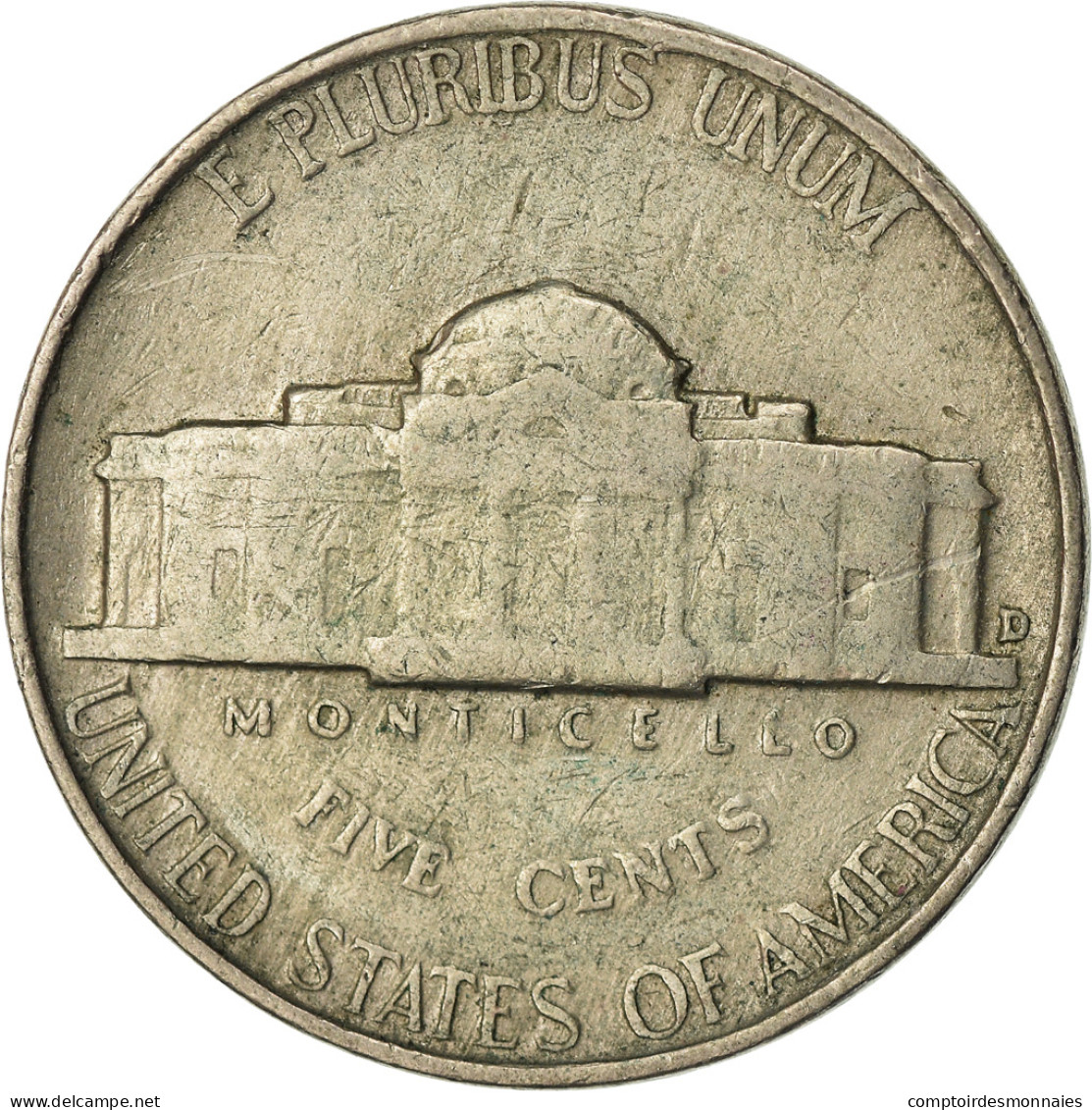 Monnaie, États-Unis, Jefferson Nickel, 5 Cents, 1953, U.S. Mint, Denver, TTB - 1938-…: Jefferson