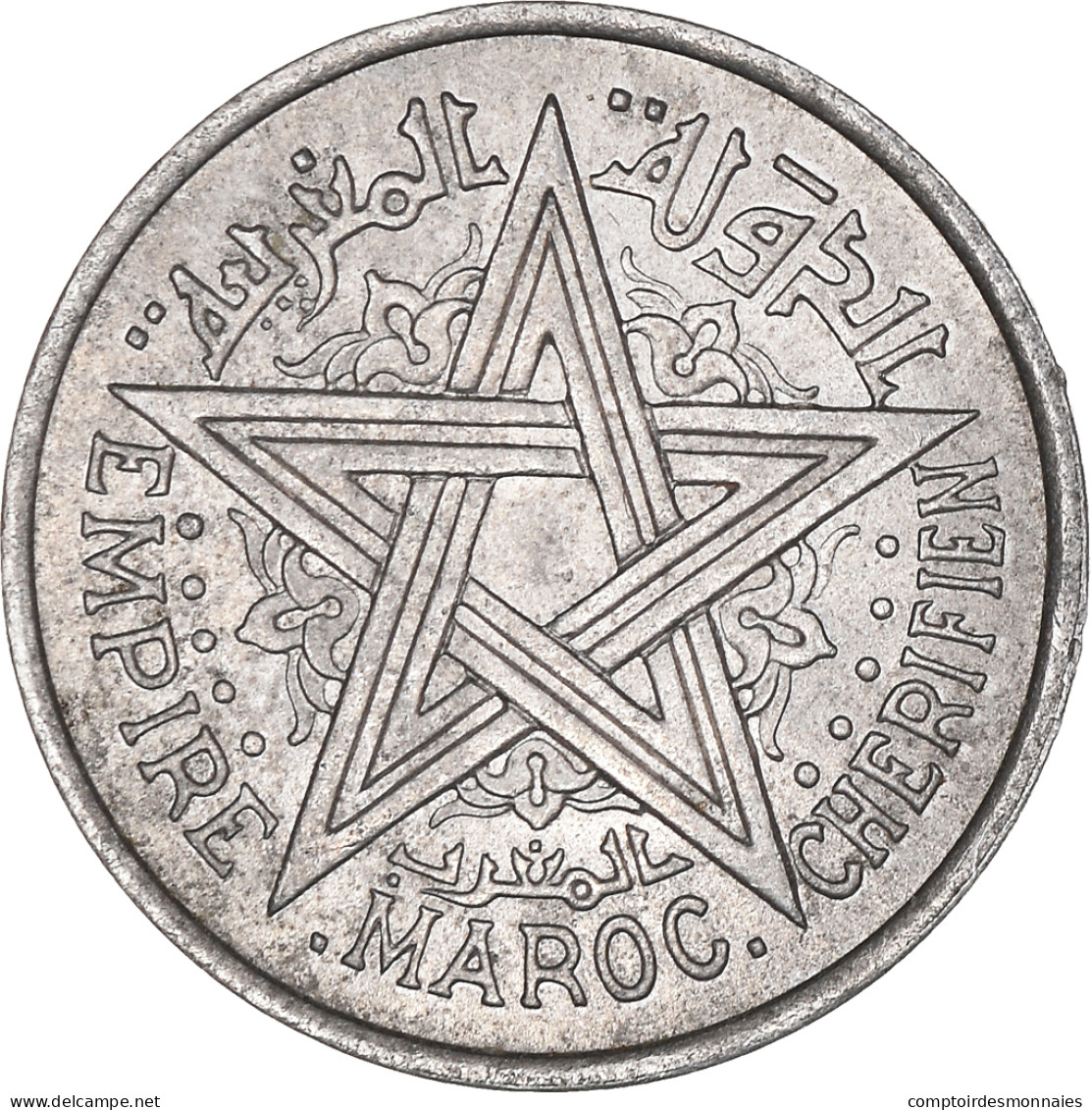 Monnaie, Maroc, Mohammed V, Franc, 1951, Paris, SUP, Aluminium, KM:46 - Maroc