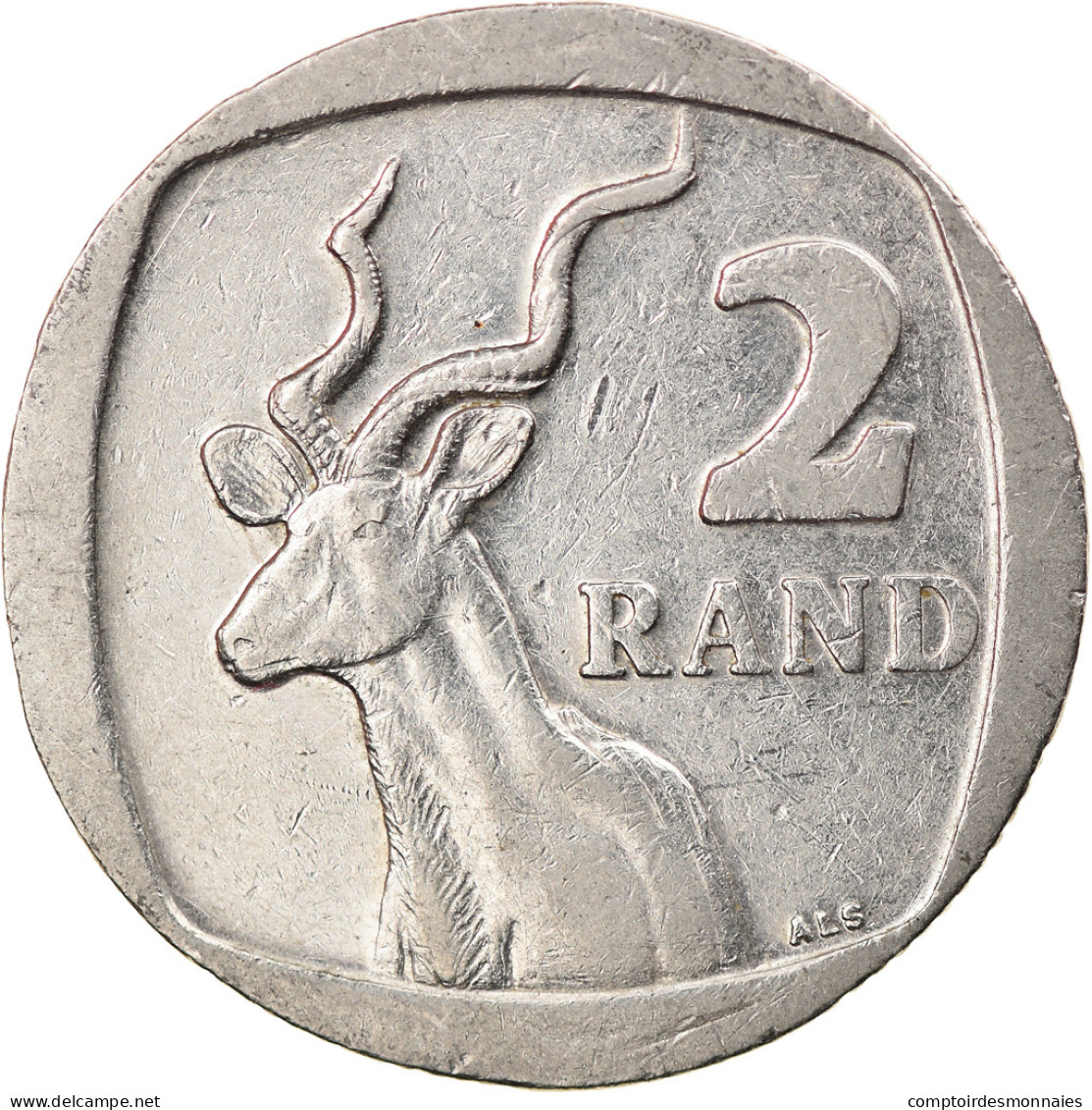 Monnaie, Afrique Du Sud, 2 Rand, 2004, Pretoria, TTB, Nickel Plated Copper - Afrique Du Sud