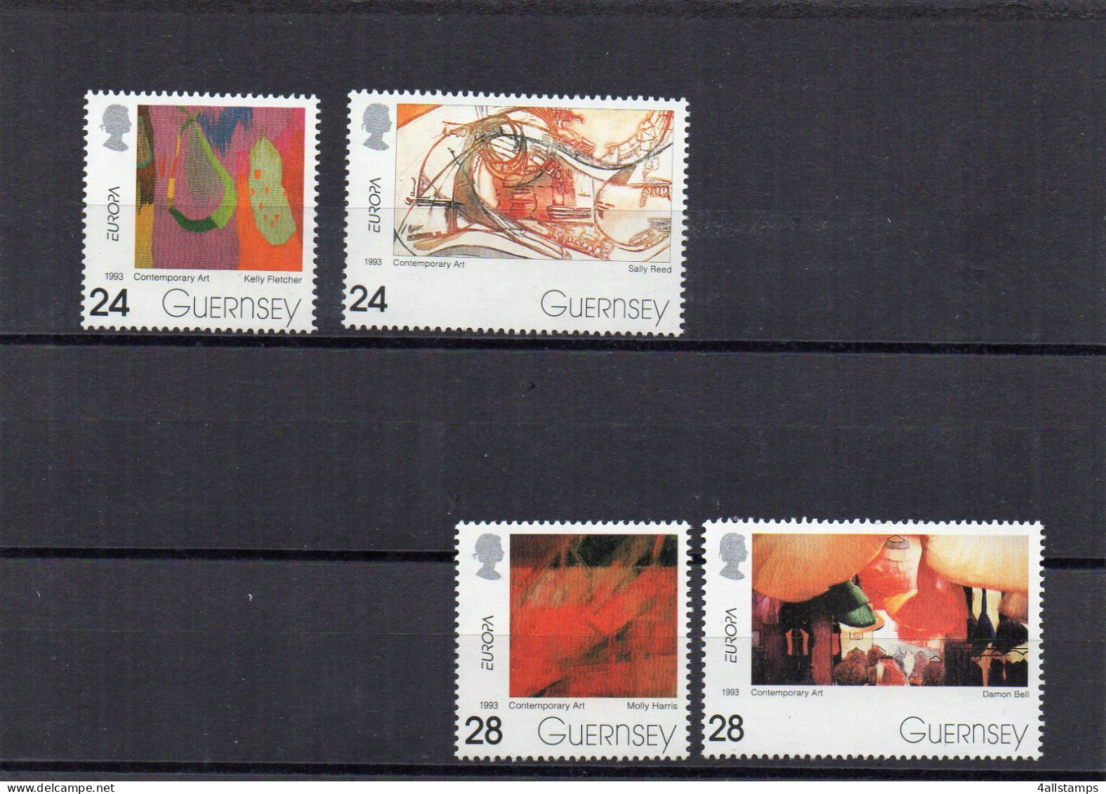 1993 Guersney Mi N° 608/609  ** : MNH, Postfris, Postfrisch , Neuf Sans Charniere - 1993